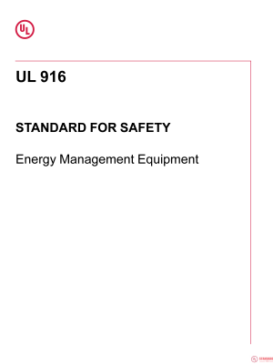 UL 916 PDF UL 916 PDF